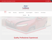 Tablet Screenshot of pointcollisioncenter.com